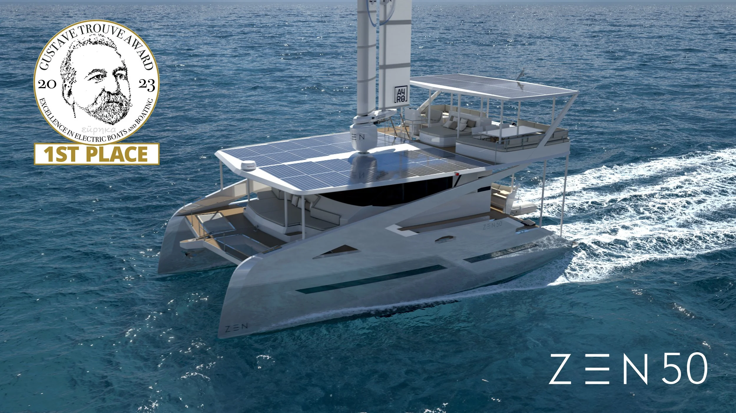 上海 ZEN The ZEN50 wins The Gussies 2023. — Zen Yachts